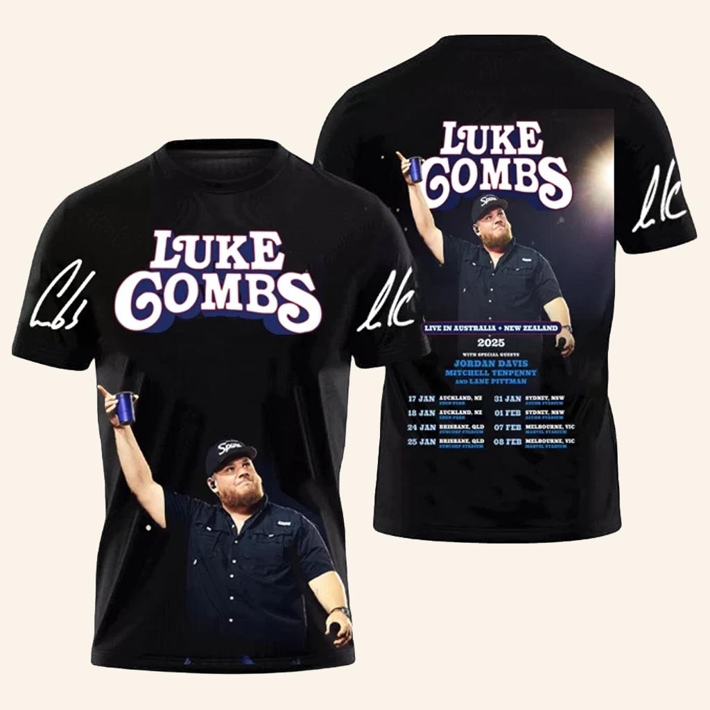Luke Combs Merch Luke Combs Tour 2025 T-Shirt Best Gifts For Music Lovers