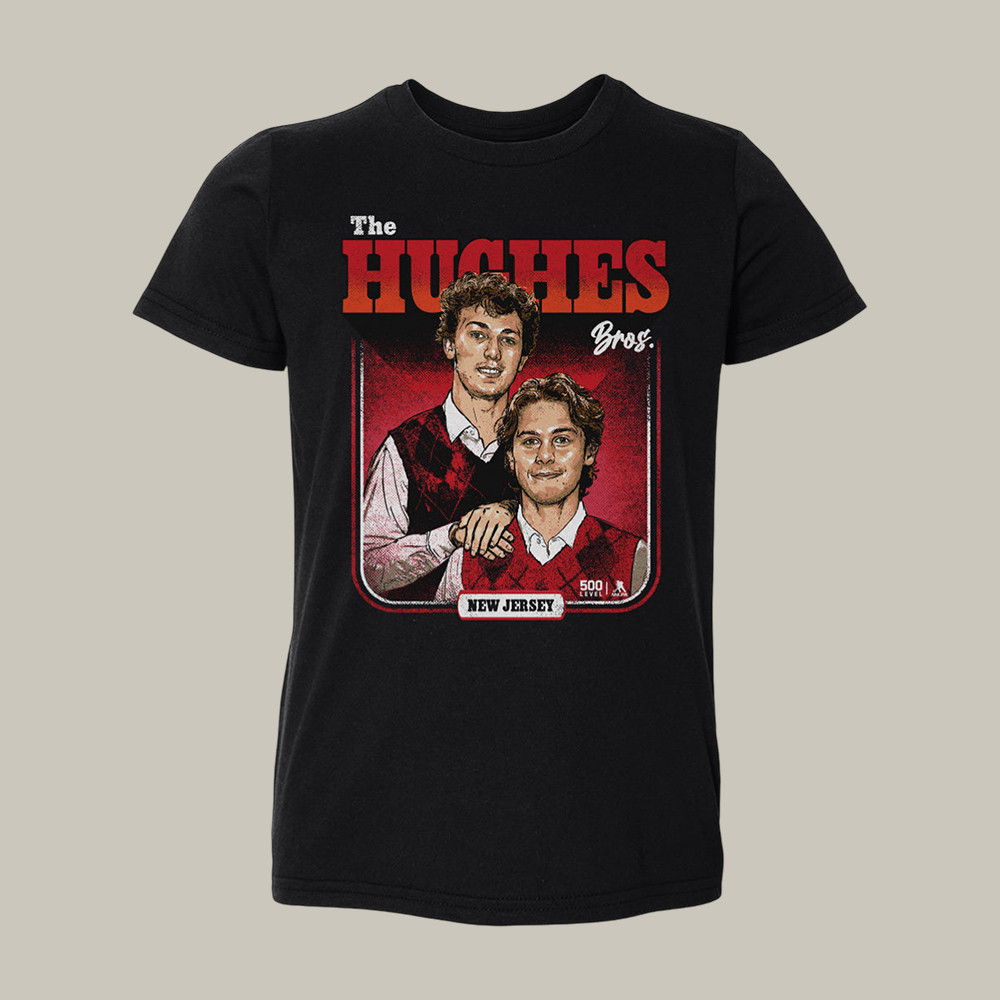 Luke Hughes & Jack Hughes New Jersey Step Brothers T-Shirt Hockey Clothes Jack Hughes Fan Gift