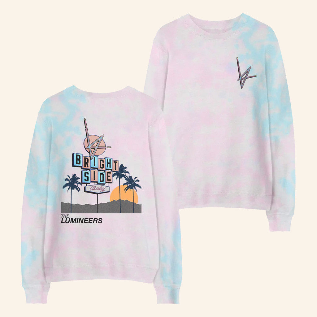 Lumineers Merch Tour 2025 BRIGHTSIDE Roadside Motel Crewneck Sweatshirt Gift For Her