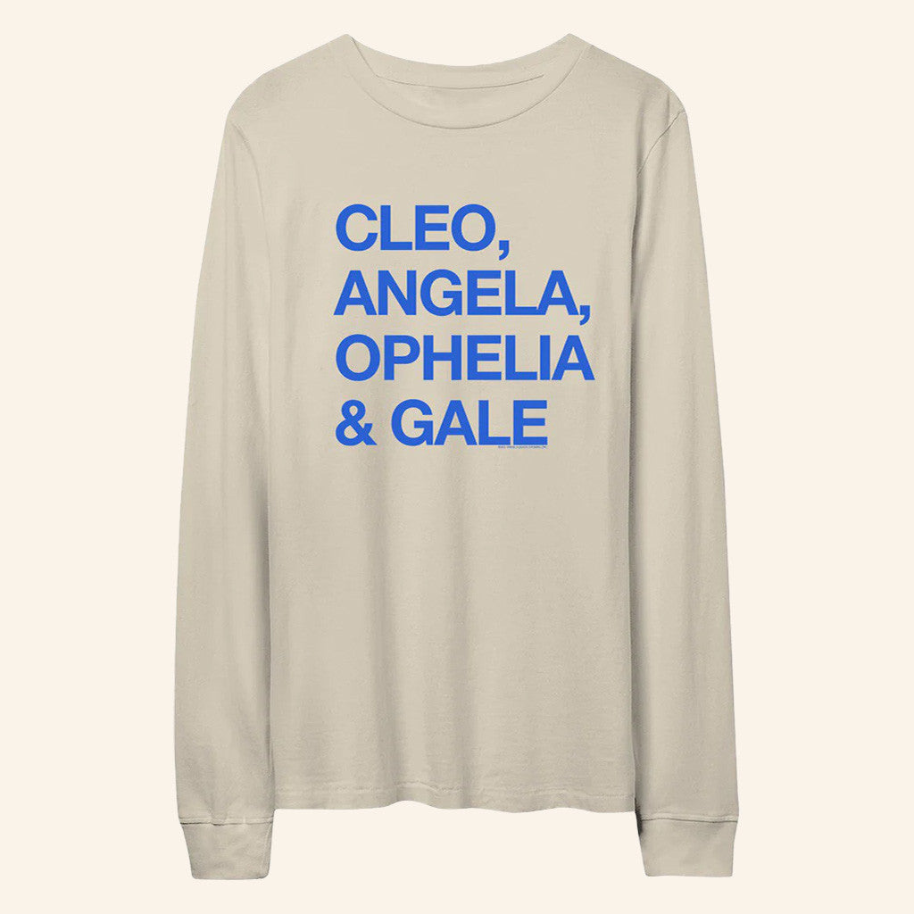 Lumineers Merch Tour 2025 Ladies Names Cleopatra Long Sleeve T-Shirt Gifts For Fans