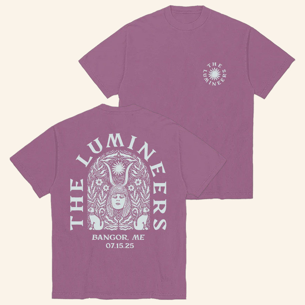 Lumineers Merch Tour 2025 The Lumineers Automatic July 15 Bangor Event T-Shirt Fans Gifts Lumineers Merch Tour 2025 The Lumineers Automatic July 15 Bangor Event T-Shirt Fans Gifts