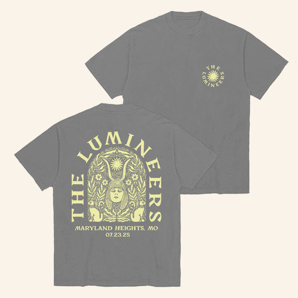 Lumineers Merch Tour 2025 The Lumineers Automatic July 23 Maryland Heights Event T-Shirt Gifts