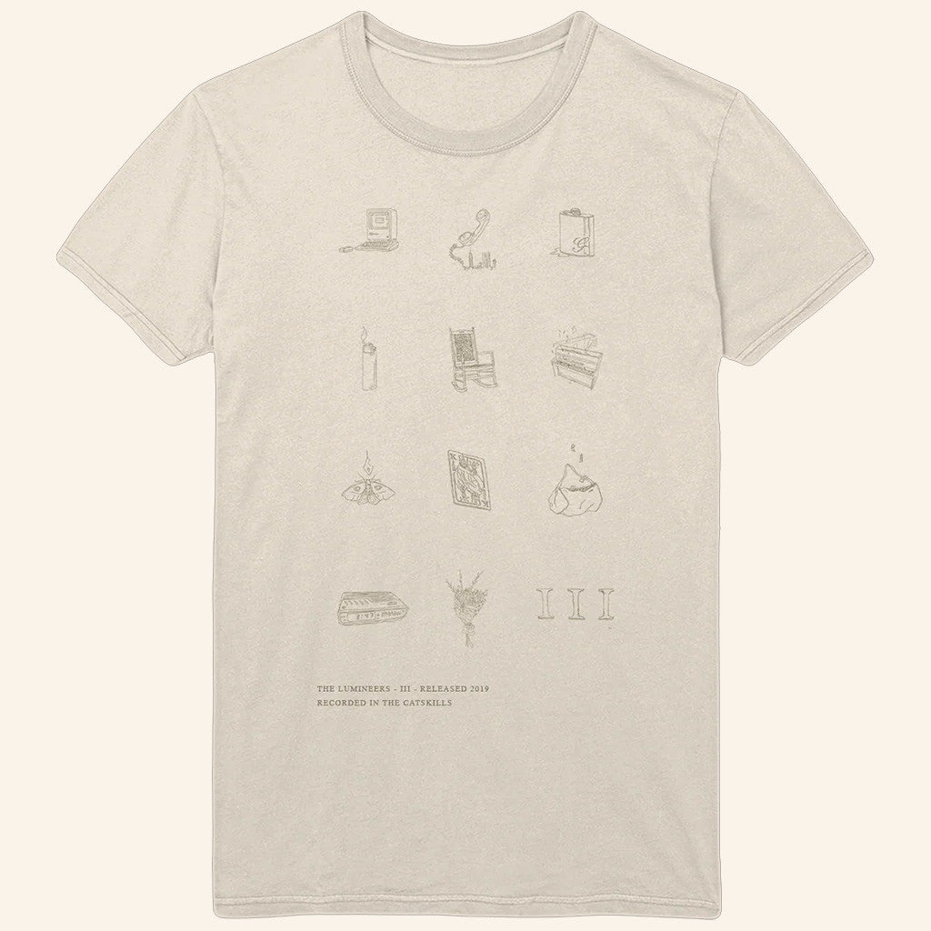 Lumineers Merch Tour 2025 The Lumineers III Illustration T-Shirt Besties Gifts Lumineers Merch Tour 2025 The Lumineers III Illustration T-Shirt Besties Gifts