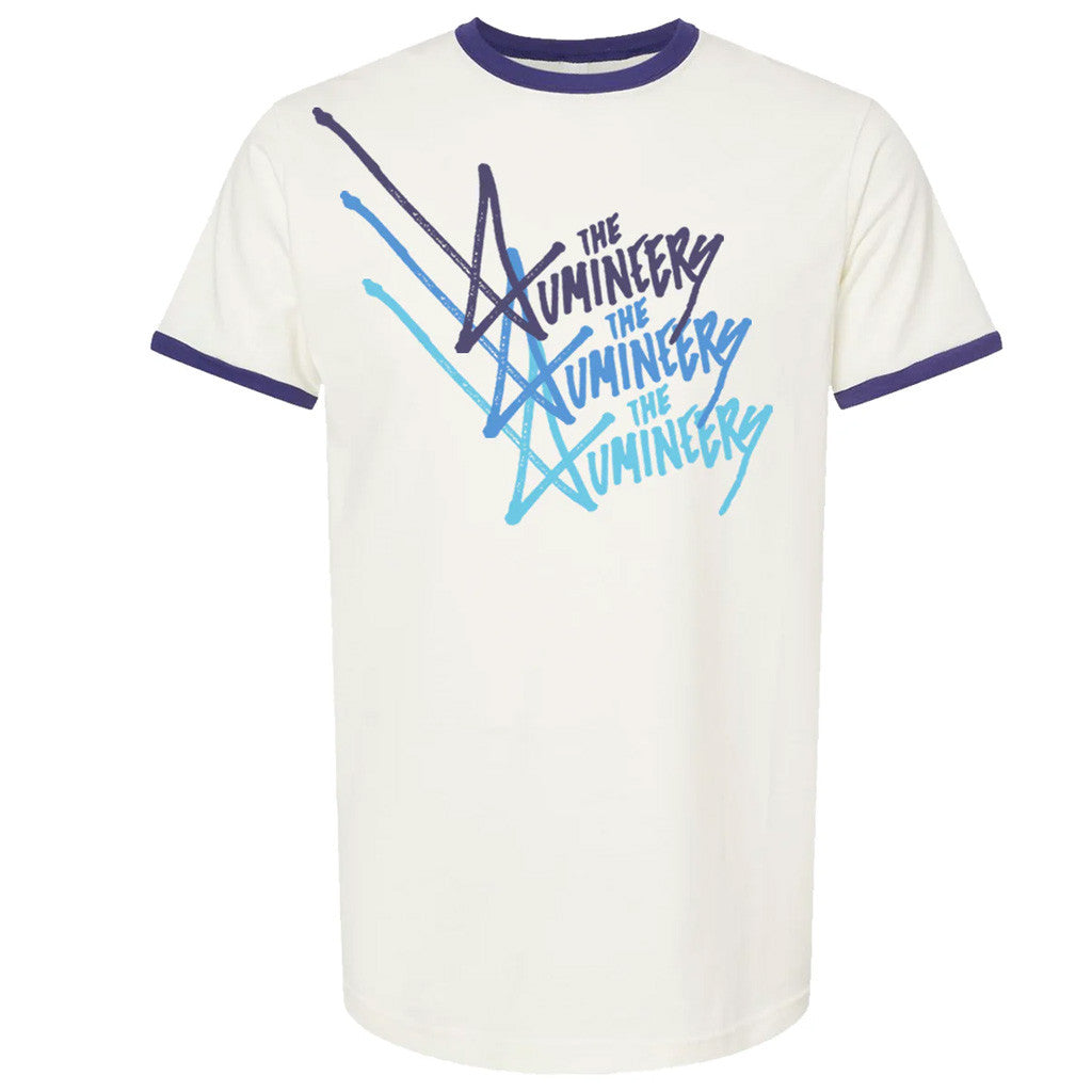 Lumineers Merch Tour 2025 The Lumineers Repeating Logo Ringer T-Shirt Gifts For Husband Lumineers Merch Tour 2025 The Lumineers Repeating Logo Ringer T-Shirt Gifts For Husband