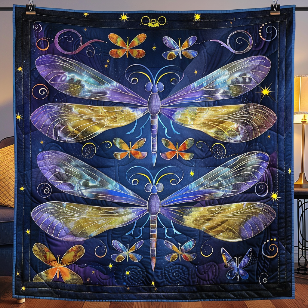 Luminous Lakeside Quilted Blanket Cute Heated Blanket