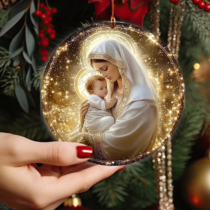 Luminous Motherly Grace Christmas Ornament Good Xmas Gifts For Your Wife