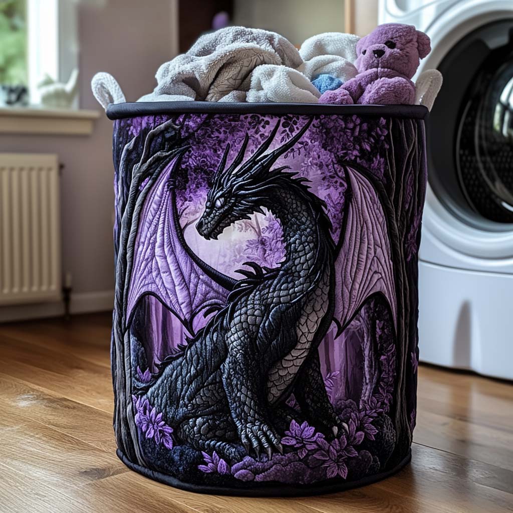 Lunar Roar Quilted Laundry Basket Merch For Him