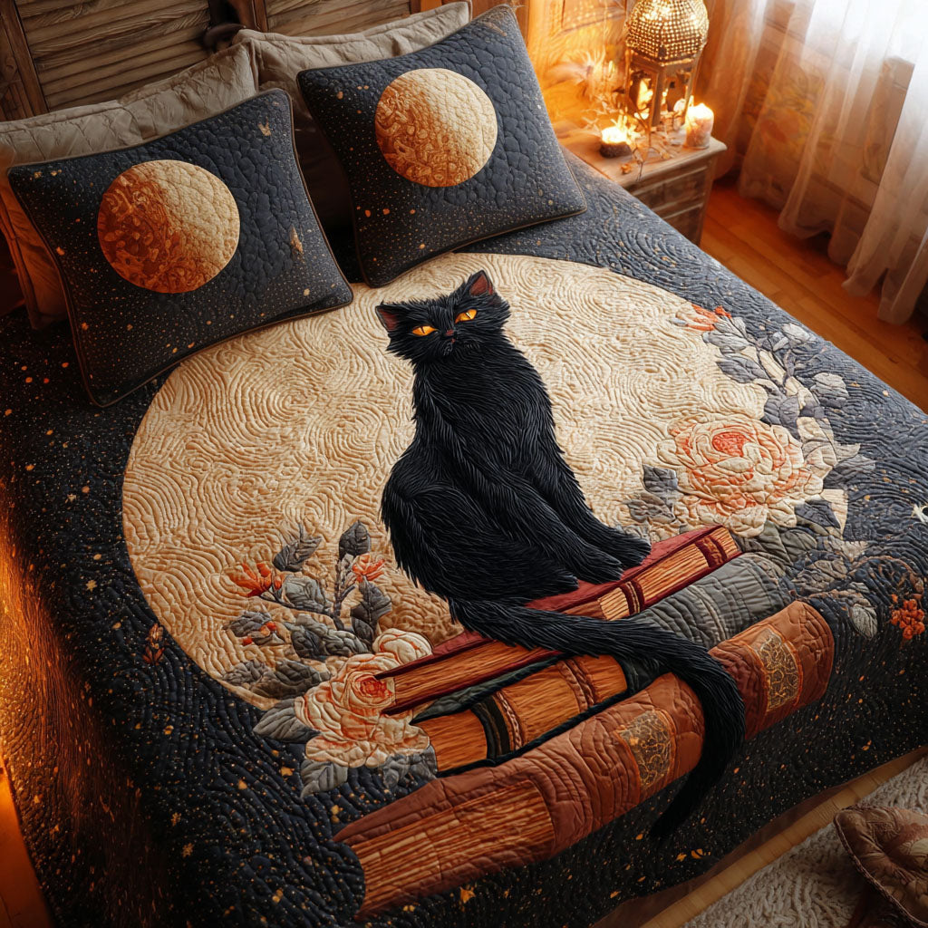 Lunar Watch Quilted Bedding Set Comfy Bedding Set That Adds Style and Warmth