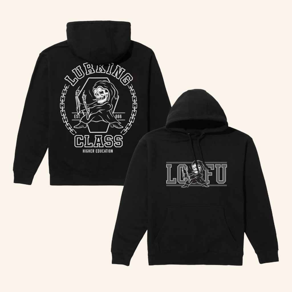 Lurking Class Merch LCFU Black Hoodie Christmas Present Ideas For Him Lurking Class Merch LCFU Black Hoodie Christmas Present Ideas For Him