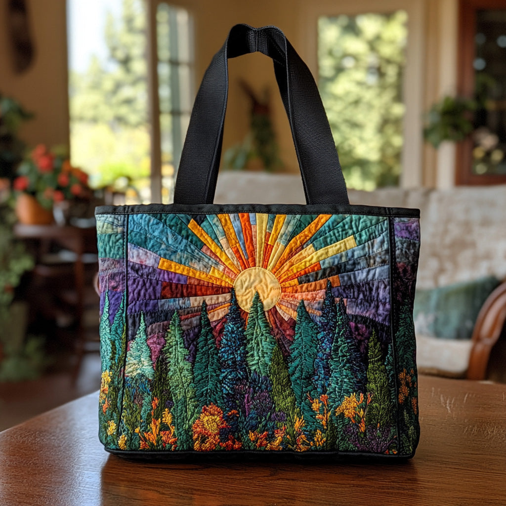 Lush Canopy Quilted Tote Bag Gifts For Forestry Workers