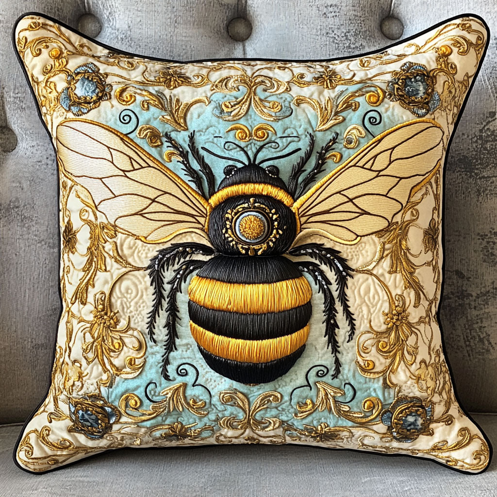 Lush Wings Quilted Pillow Case Home Decor Pillow Covers Bee Inspired Gifts