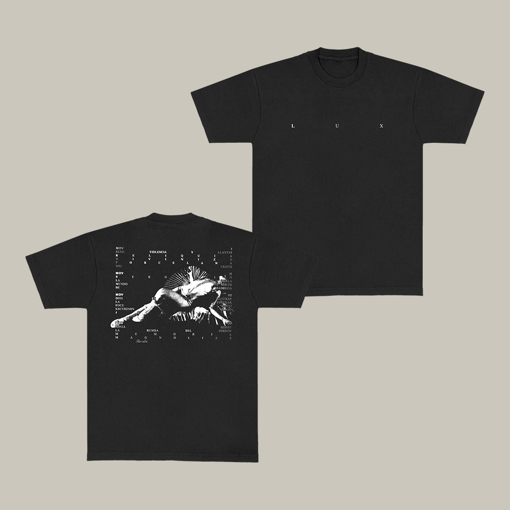 LUX Tracklist Rosalia T-Shirt Music Concert Tee Rosalia Lover Present Idea