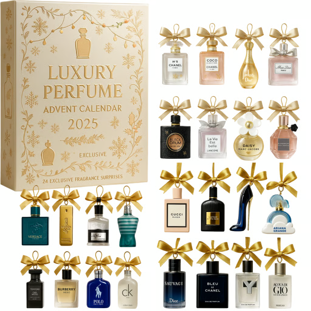 Luxury Fragrance Collection Ornament Advent Calendar 2025 Home Decor Xmas Gifta For Her