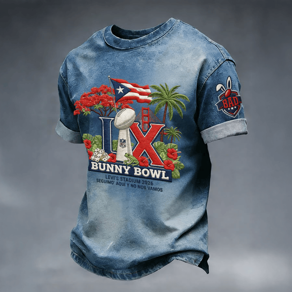 LX Bunny Bowl T-Shirt Bad Bunny Super Bowl Halftime Show 2026 Shirt Good Gift For Him