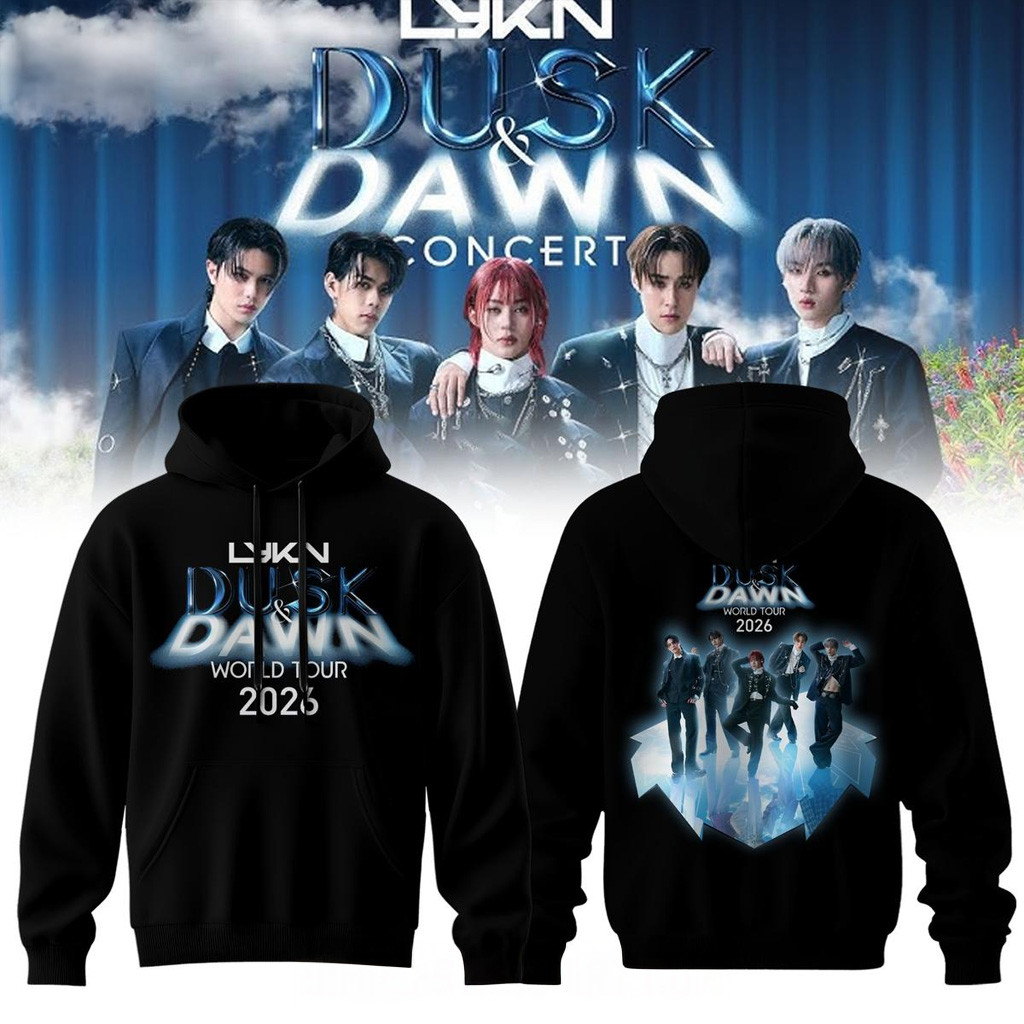 LYKN Dusk And Dawn World Tour 2026 Hoodie LYKN Merch Birthday Gift For BFF