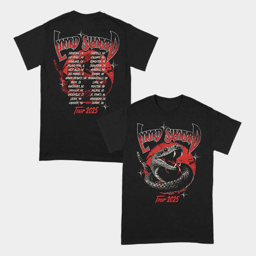 Lynyrd Skynyrd Merch Twisted Tour T-Shirt Birthday Gifts For Rock Band Fans