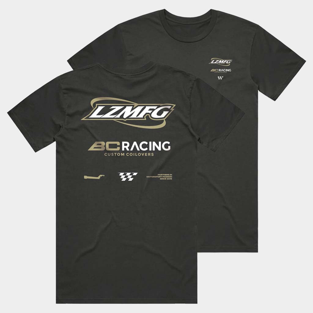 LZMFG Merch LZ x BC Racing 10 Year T-Shirt LZMFG Shirt Gift Ideas For Dad