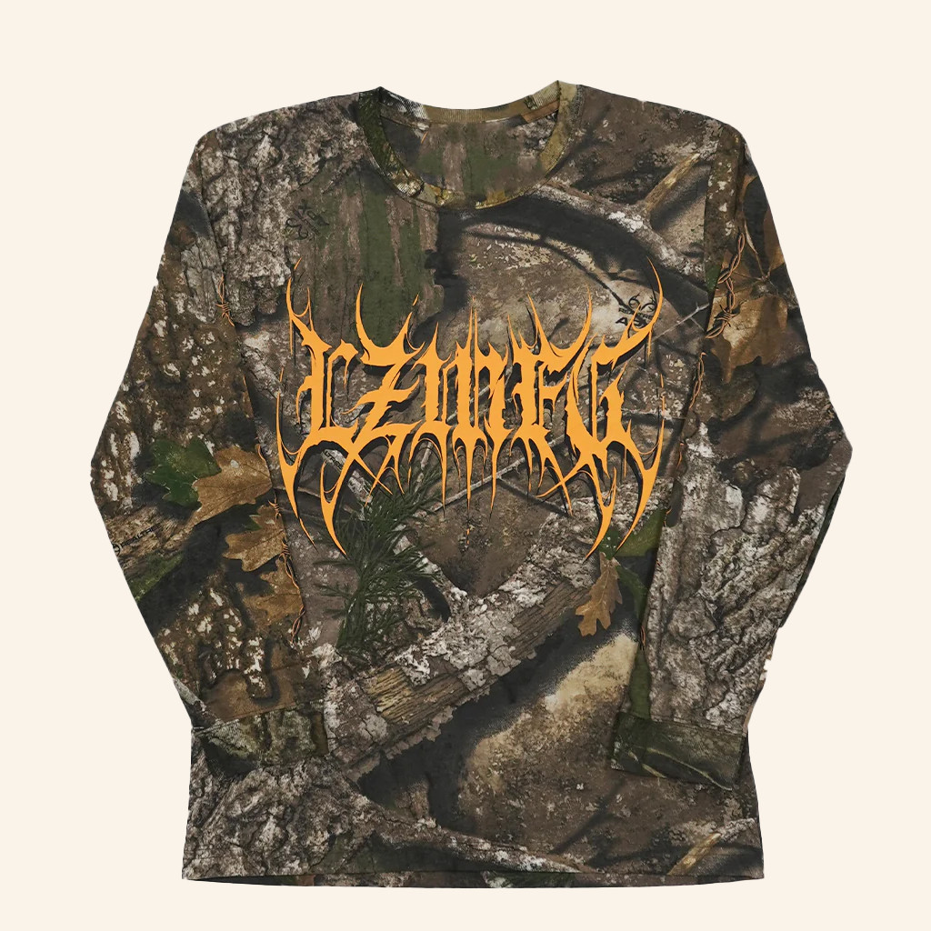 LZMFG Merch LZMFG Metal Logo Camo Long Sleeve Shirt Gifts For Husband