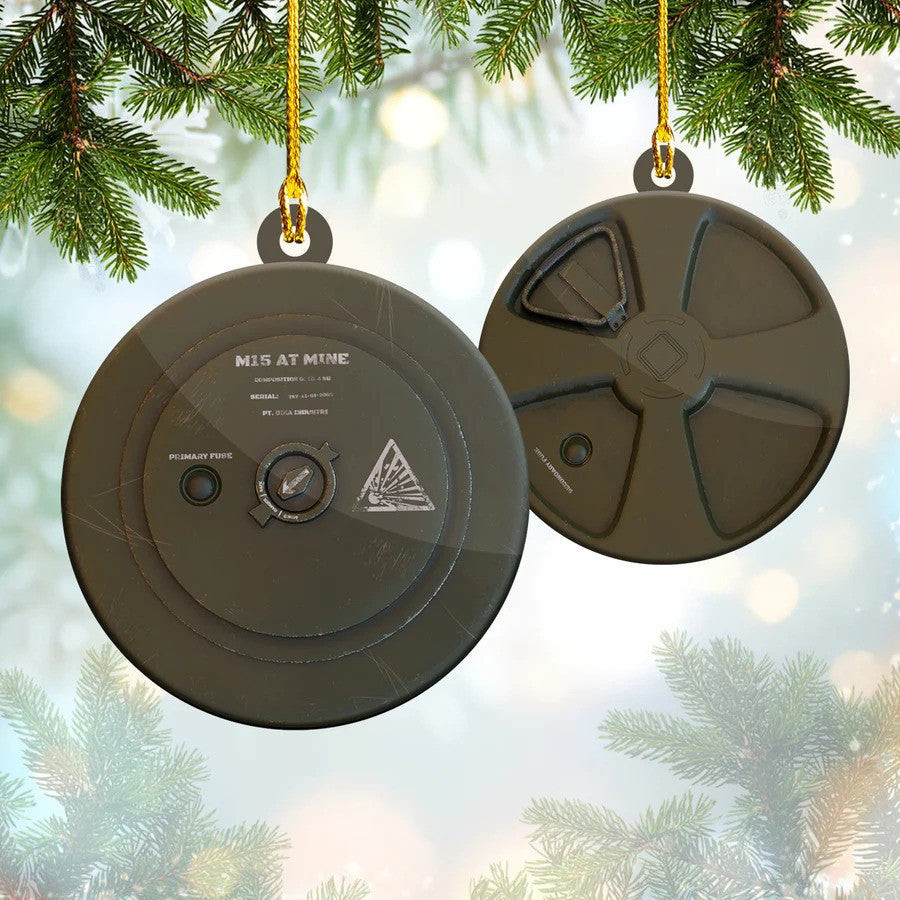 M15 Anti Tank Mine Custom Tank Ornament Acrylic