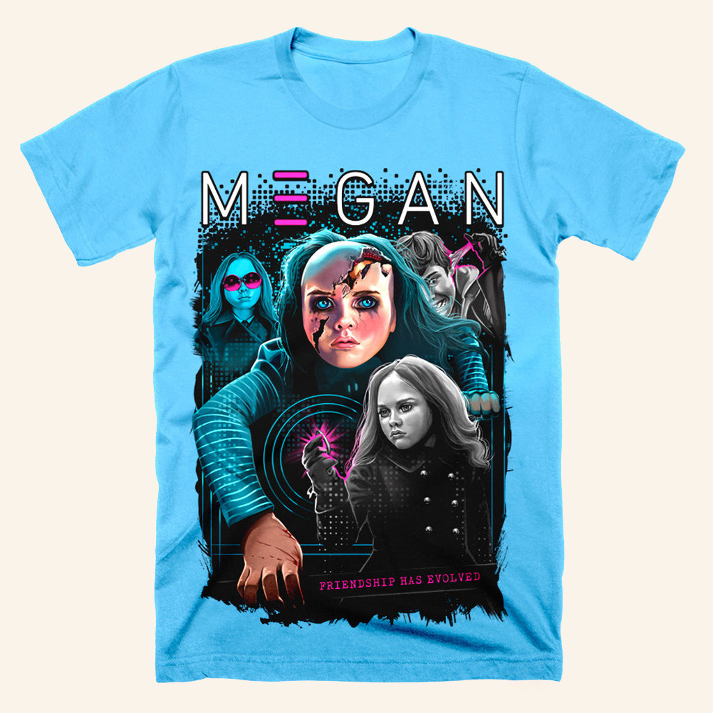 M3GAN Friendship Has Evolved T-Shirt Halloween Tees Gifts For Sister M3GAN Friendship Has Evolved T-Shirt Halloween Tees Gifts For Sister