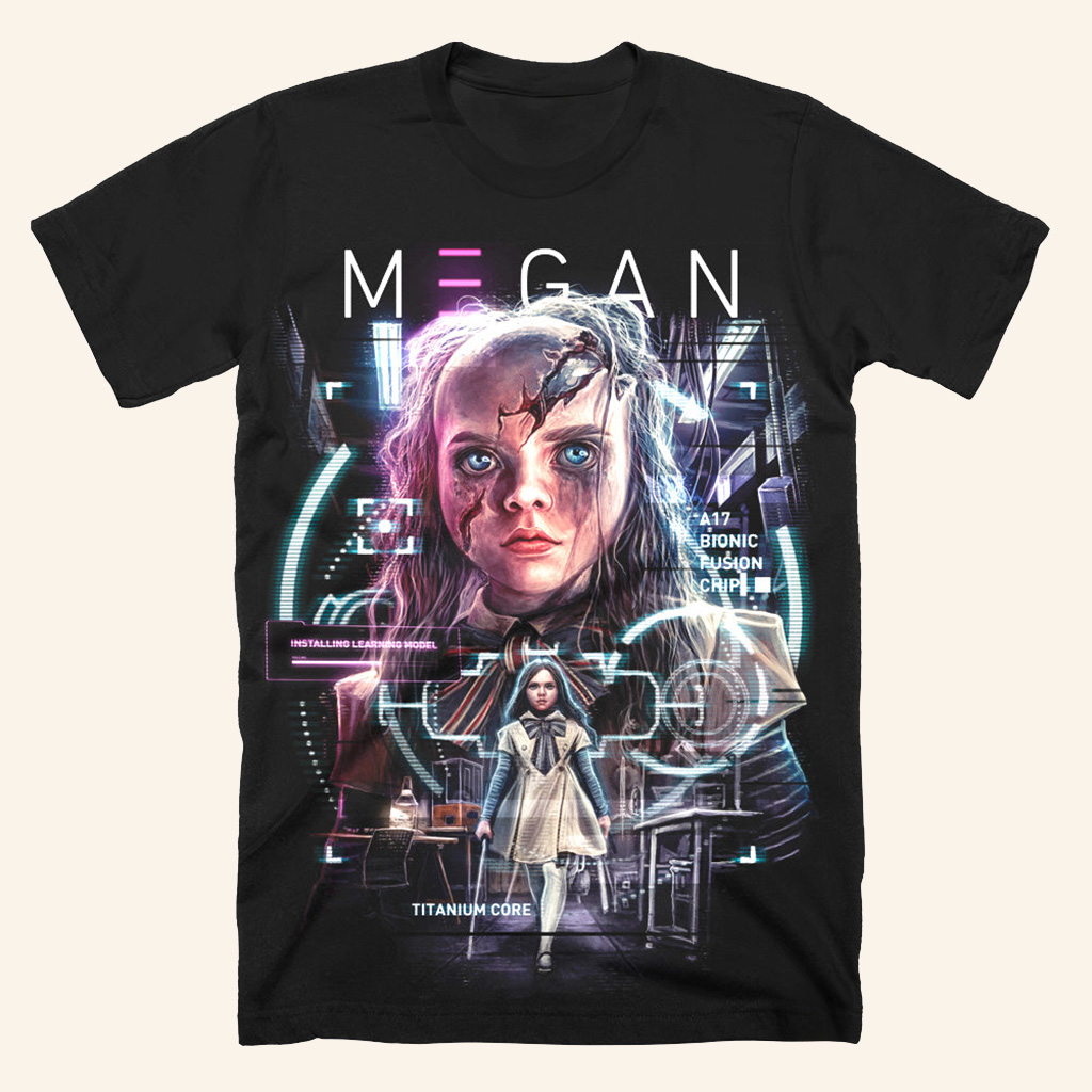 M3GAN Learn Some Manners T-Shirt Halloween Tees Gifts For Daughter M3GAN Learn Some Manners T-Shirt Halloween Tees Gifts For Daughter