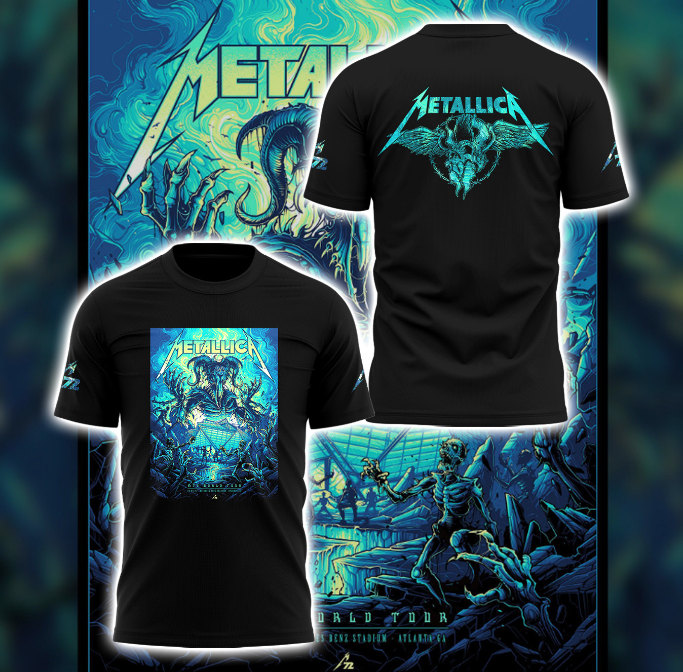 M72 World Tour M72ATL T-Shirt Cool Gifts For Music Lovers