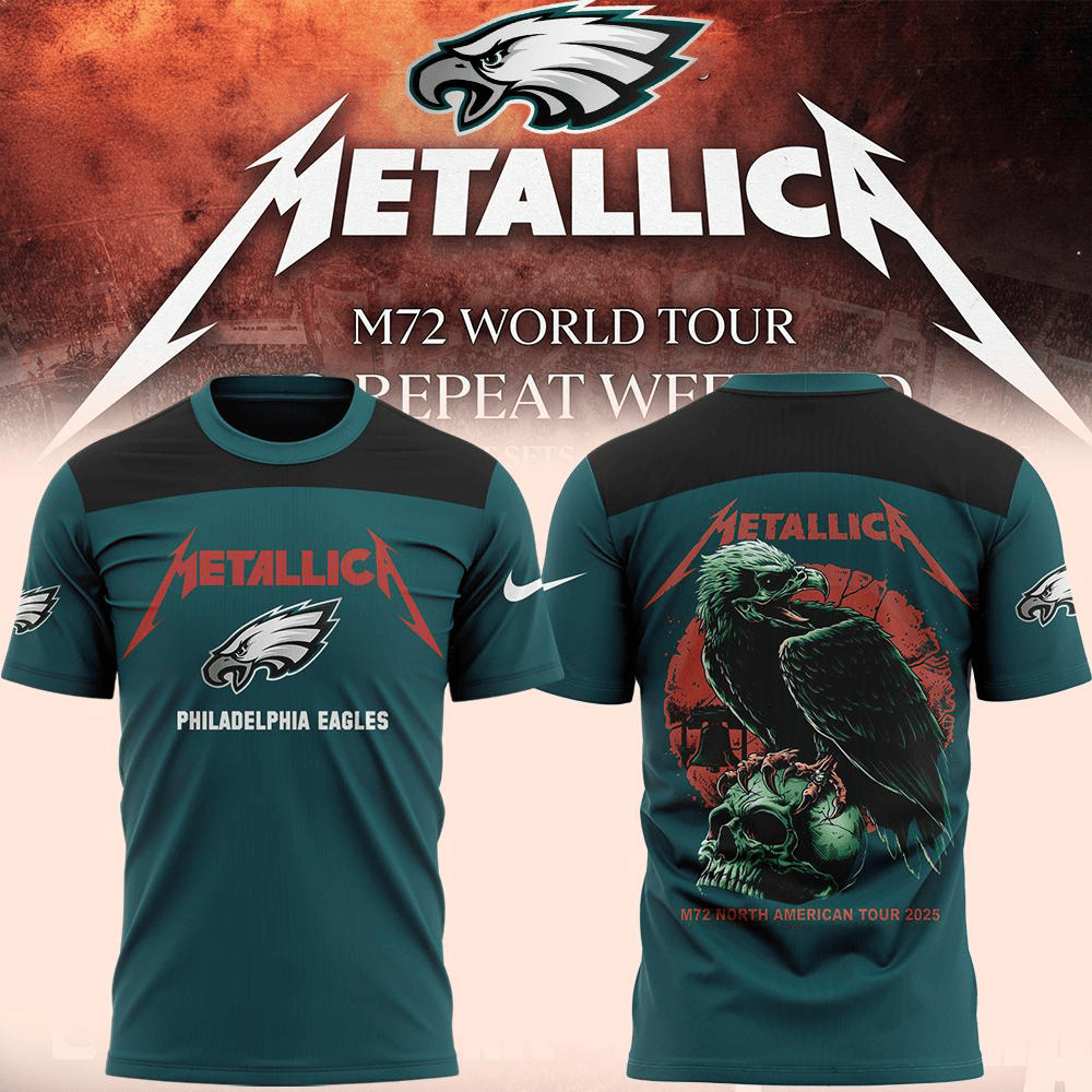 M72 World Tour x Philadelphia Eagles Special Limited Edition Shirt Music Gift Ideas For Guys