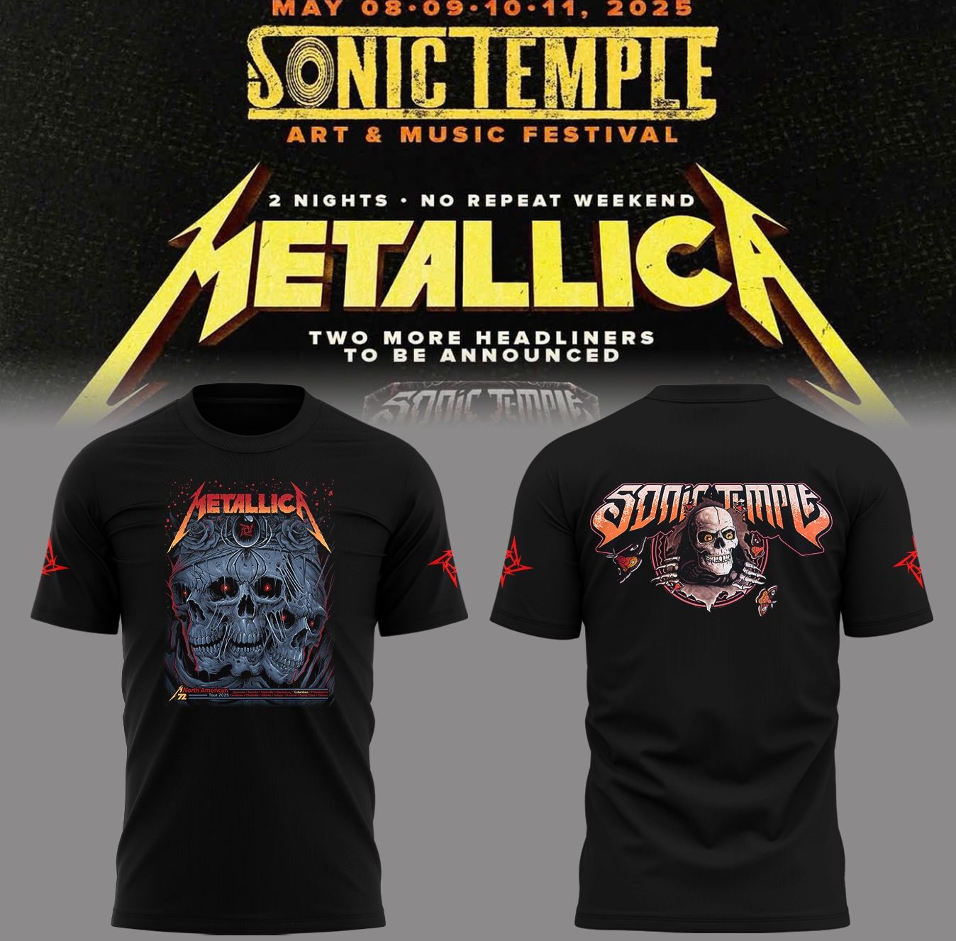 M72 x Sonic Temple T-Shirt Gift For Fans