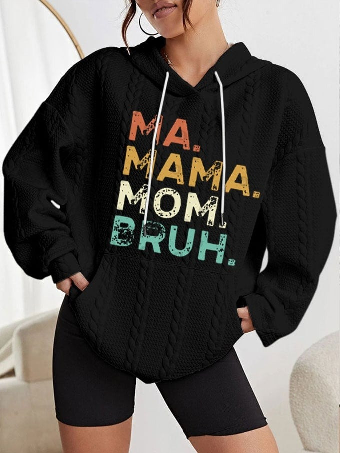 Ma Mama Mom Bruh Hoodie Evolution Of Mom Apparel Funny Presents For Women