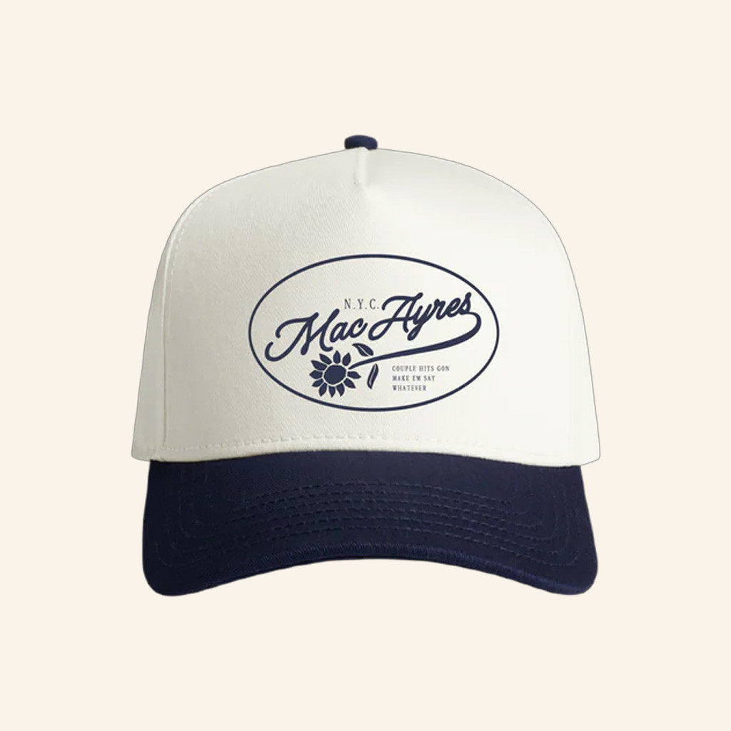 Mac Ayres Merch Embroidered Flower Hat Best Gifts For Music Lovers Mac Ayres Merch Embroidered Flower Hat Best Gifts For Music Lovers