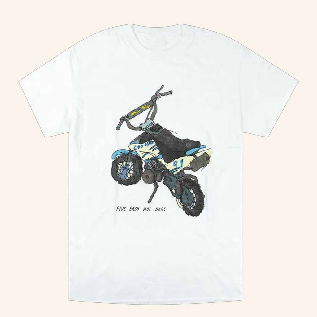 Mac DeMarco Merch Five Easy Hot Dogs White T-Shirt Christmas Ideas For Him Mac DeMarco Merch Five Easy Hot Dogs White T-Shirt Christmas Ideas For Him