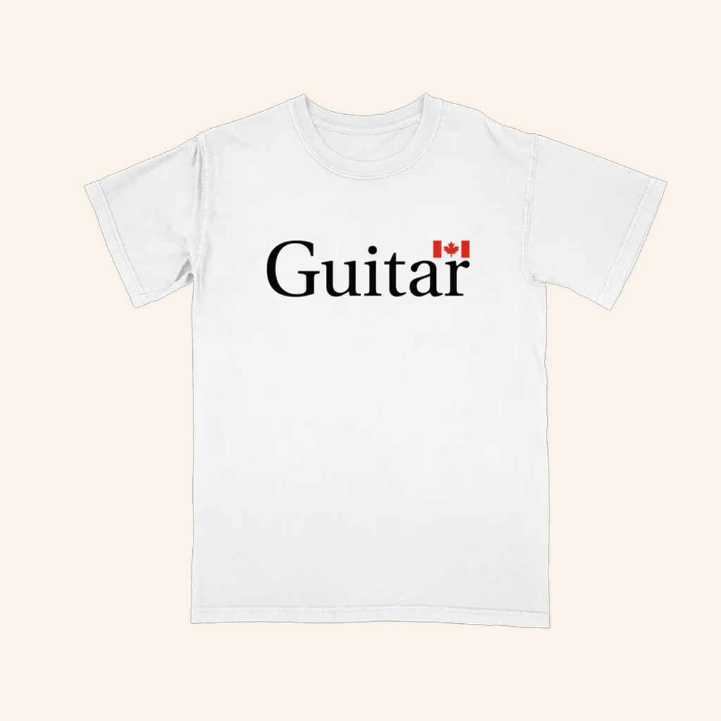 Mac DeMarco Merch Guitar Canada Flag T-Shirt Christmas Gift Ideas For Men