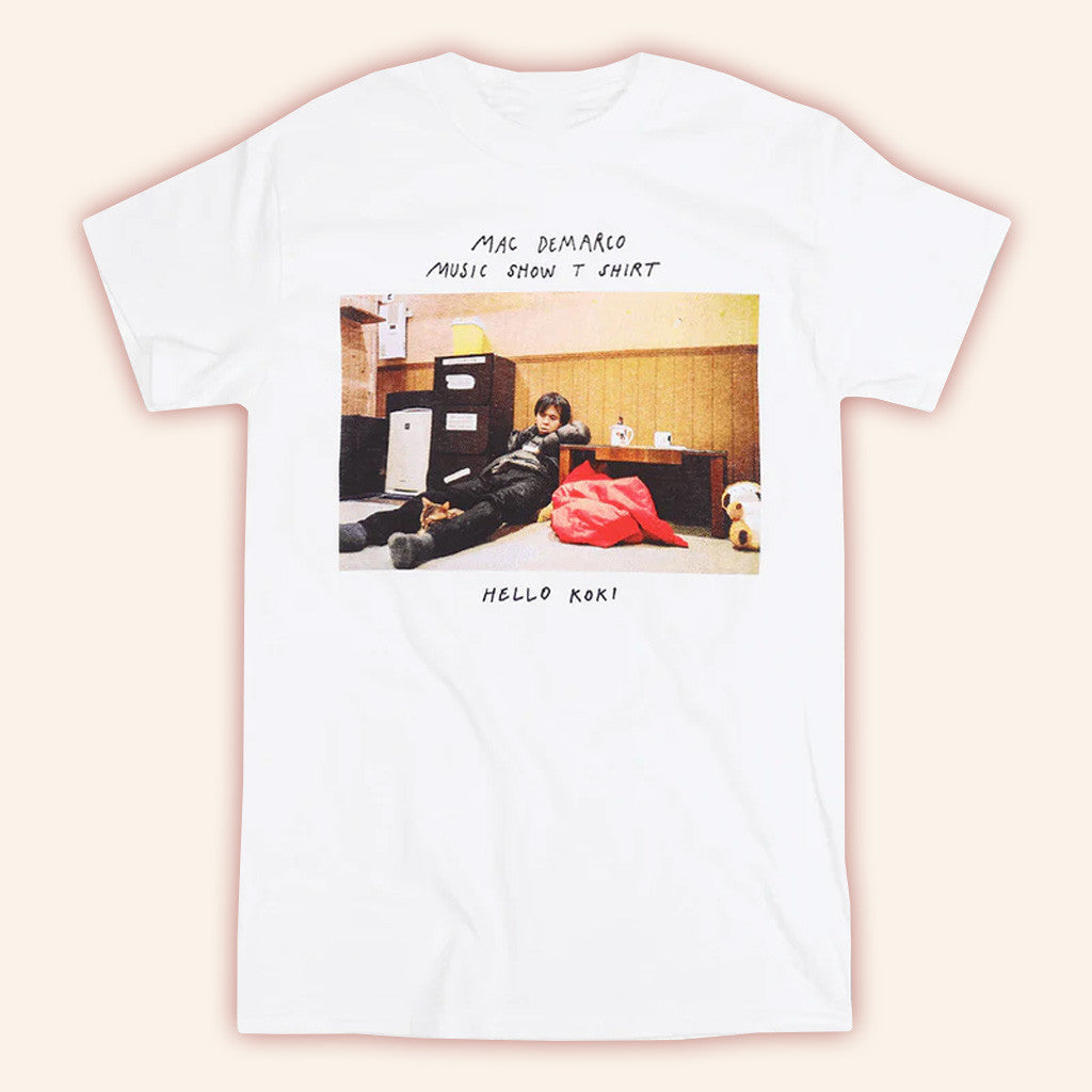 Mac Demarco Merch Koki White T-Shirt Gifts For Husband