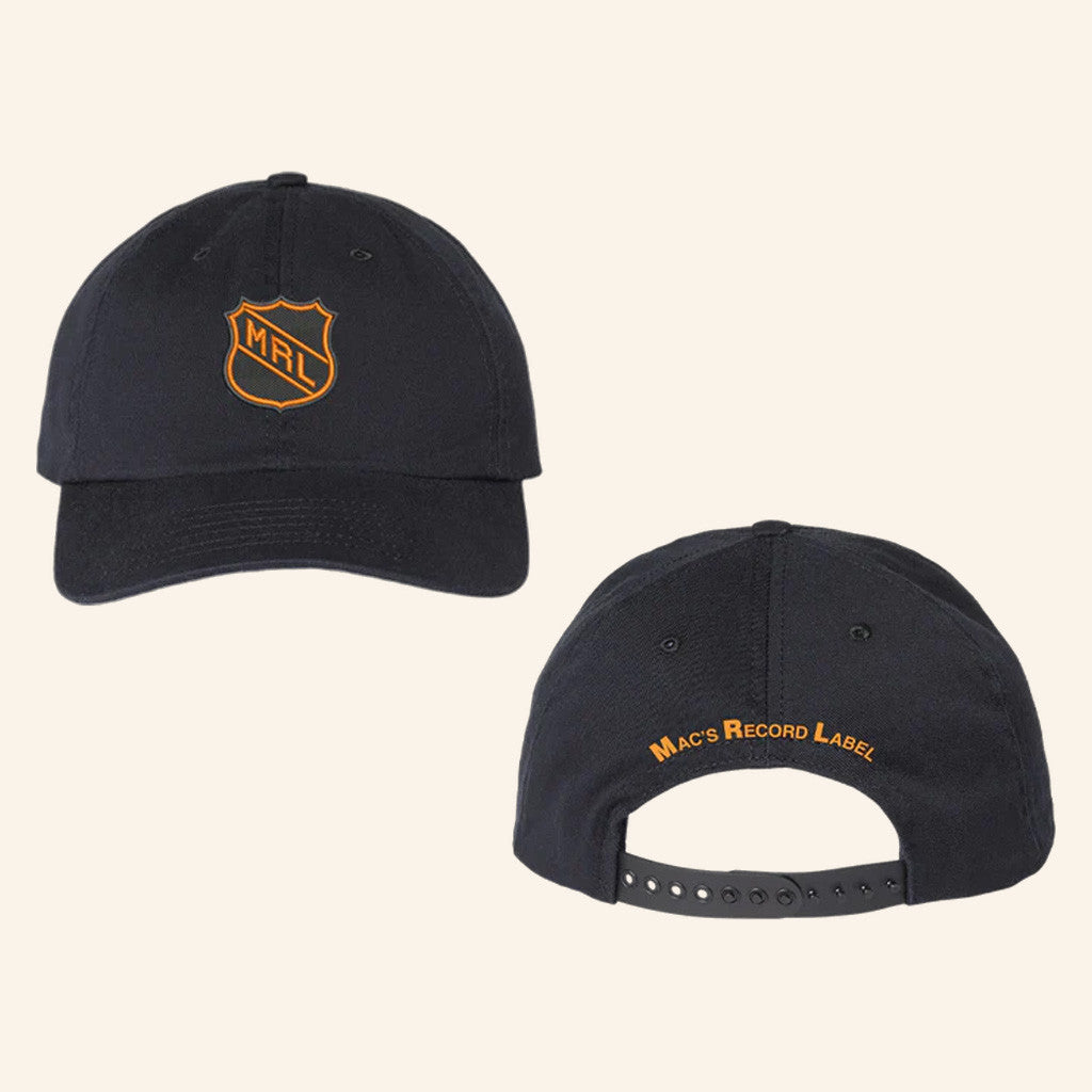 Mac Demarco Merch MRL Hockey Black Embroidered Hat Gifts For Dad Mac Demarco Merch MRL Hockey Black Embroidered Hat Gifts For Dad