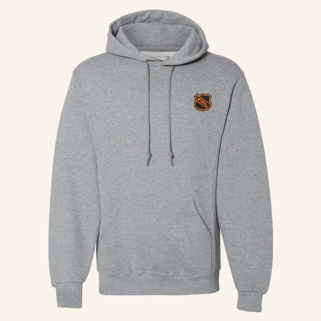 Mac Demarco Merch MRL Hockey Embroidered Sport Grey Hoodie Gifts For Him