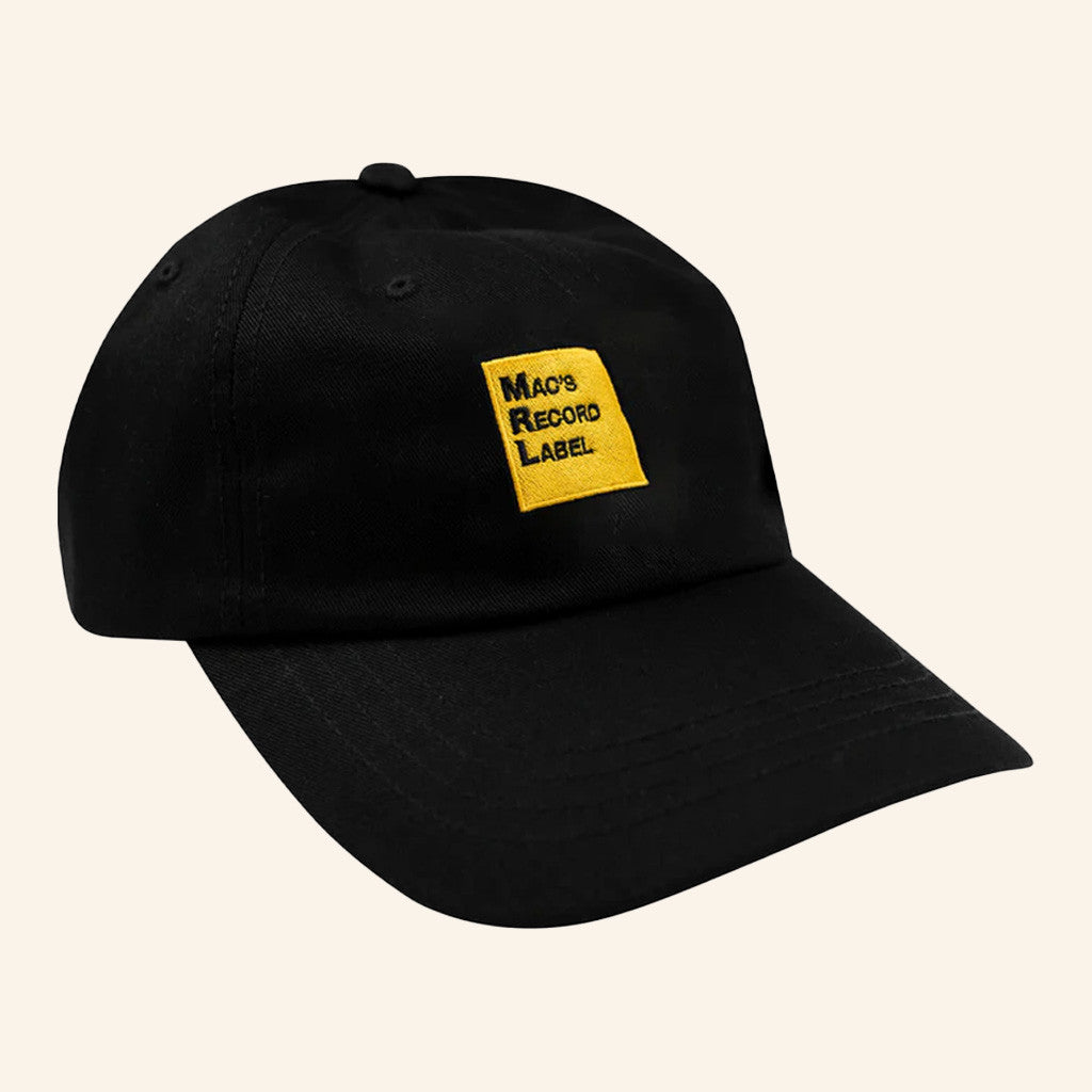 Mac Demarco Merch MRL Logo Black Embroidered Hat Gifts For Him Mac Demarco Merch MRL Logo Black Embroidered Hat Gifts For Him