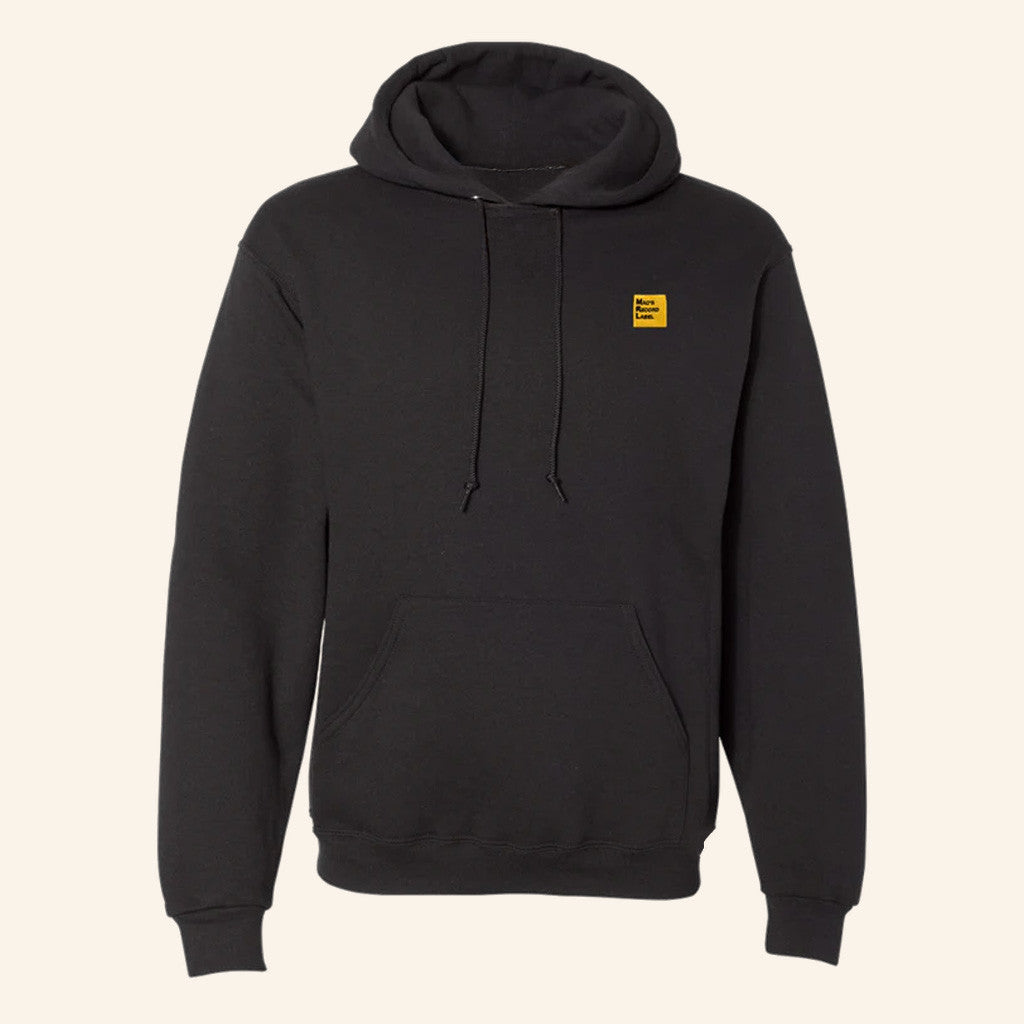 Mac Demarco Merch MRL Logo Embroidered Black Hoodie Gifts For Friends