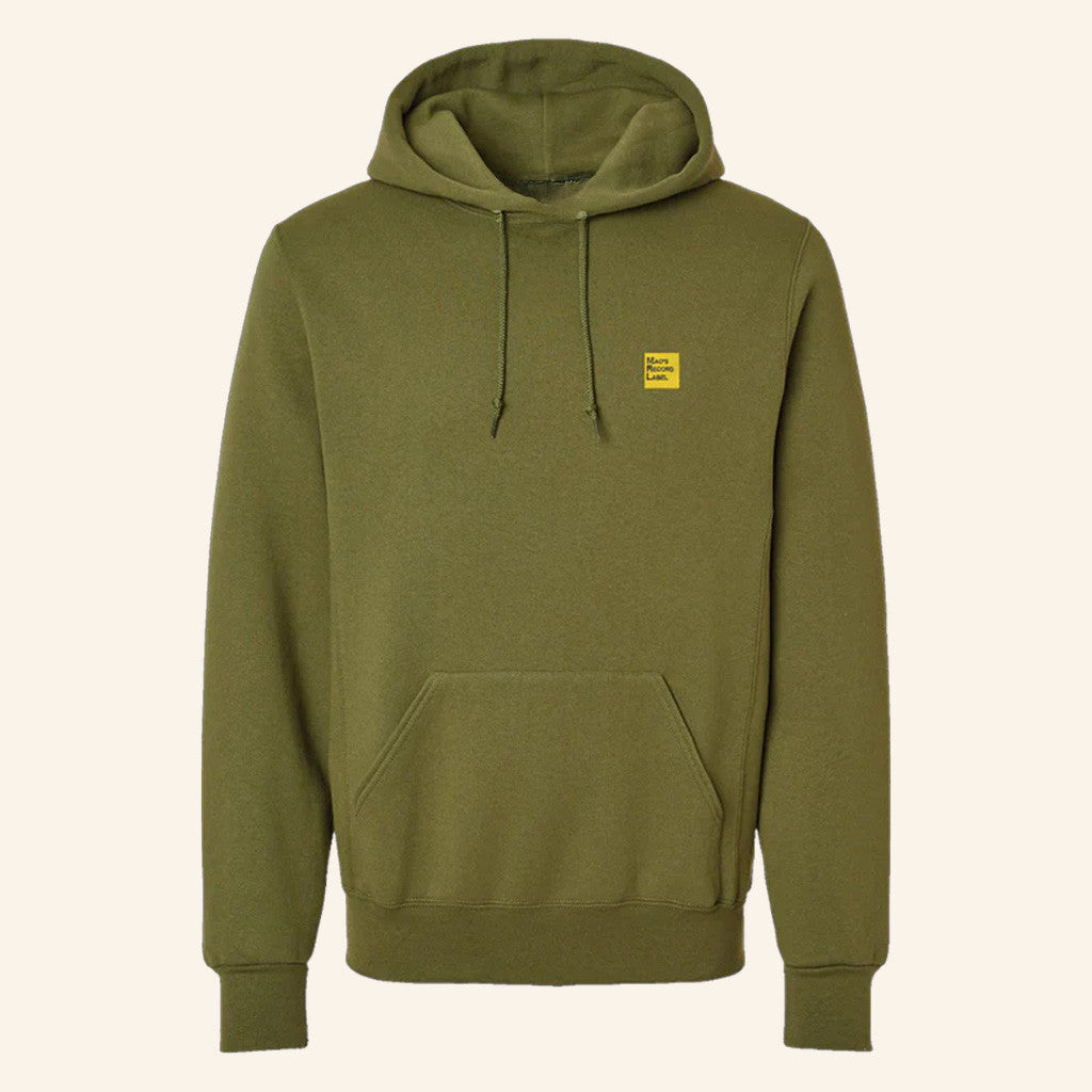 Mac Demarco Merch MRL Logo Printed Military Green Hoodie Gifts For Dad Mac Demarco Merch MRL Logo Printed Military Green Hoodie Gifts For Dad