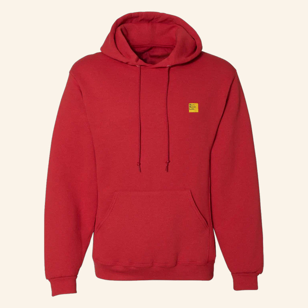 Mac Demarco Merch MRL Logo Printed Red Hoodie Gifts For Boyfriend Mac Demarco Merch MRL Logo Printed Red Hoodie Gifts For Boyfriend