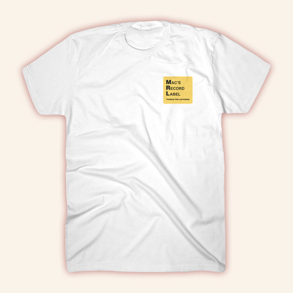 Mac Demarco Merch MRL Logo White T-Shirt Gifts For Best Friends Mac Demarco Merch MRL Logo White T-Shirt Gifts For Best Friends