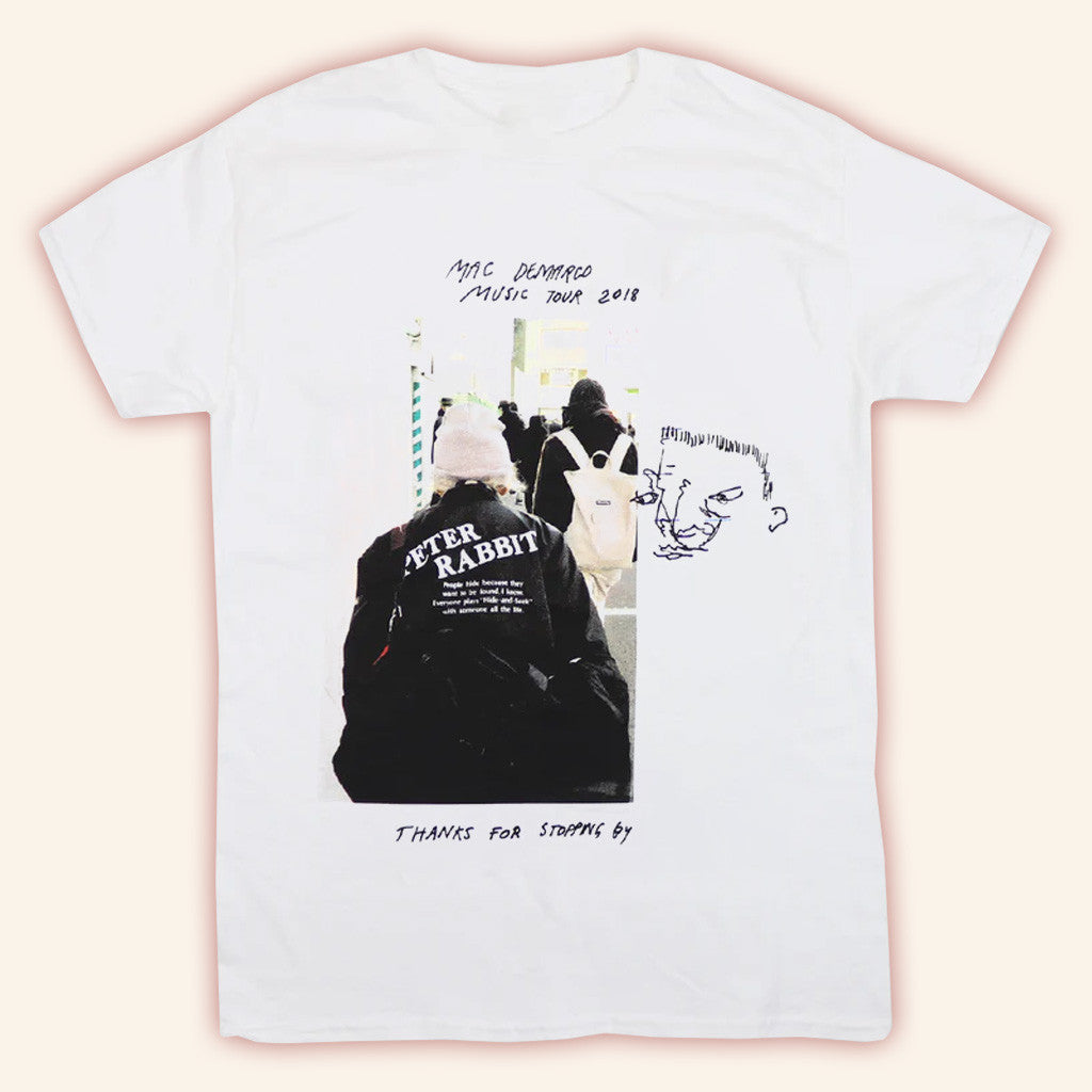 Mac Demarco Merch Peter Rabbit White T-Shirt Gifts For Boyfriend