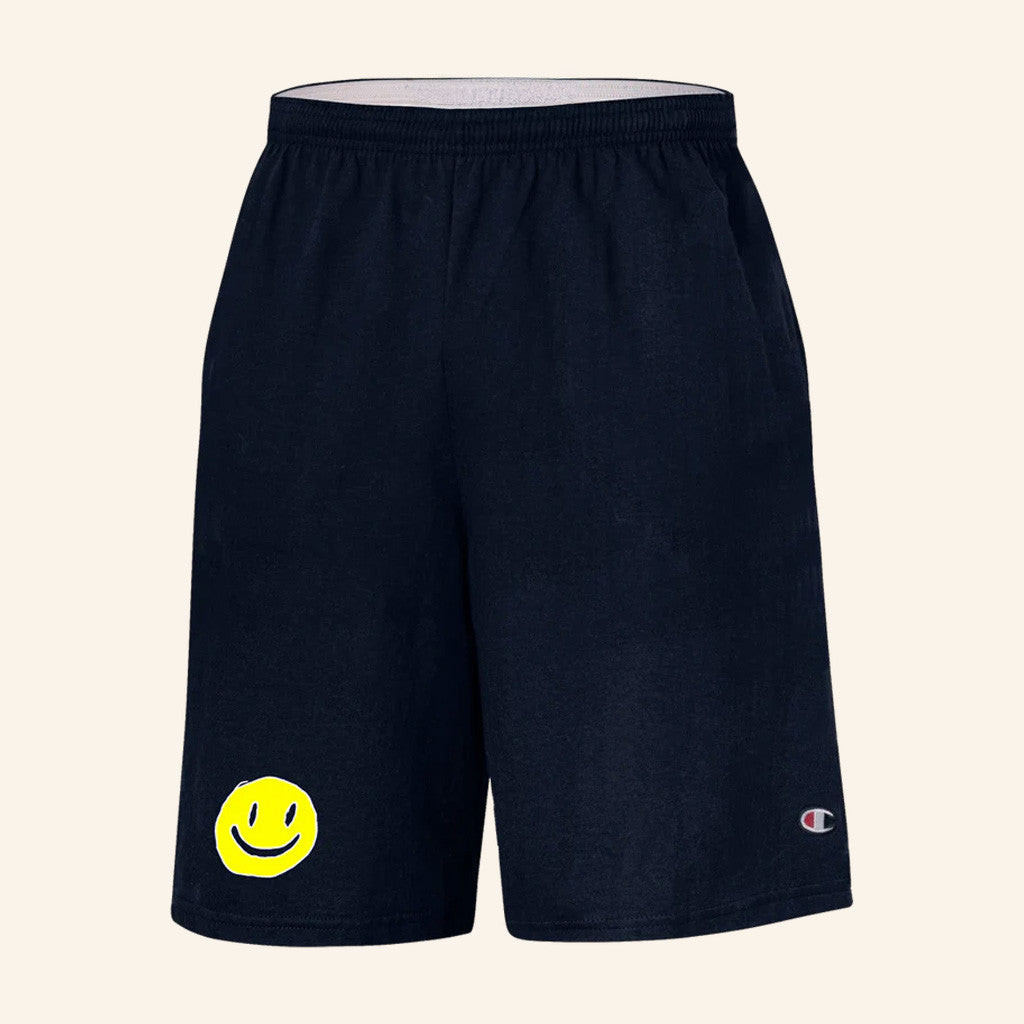 Mac Demarco Merch Smiley Shorts Navy Gifts For Brother Mac Demarco Merch Smiley Shorts Navy Gifts For Brother