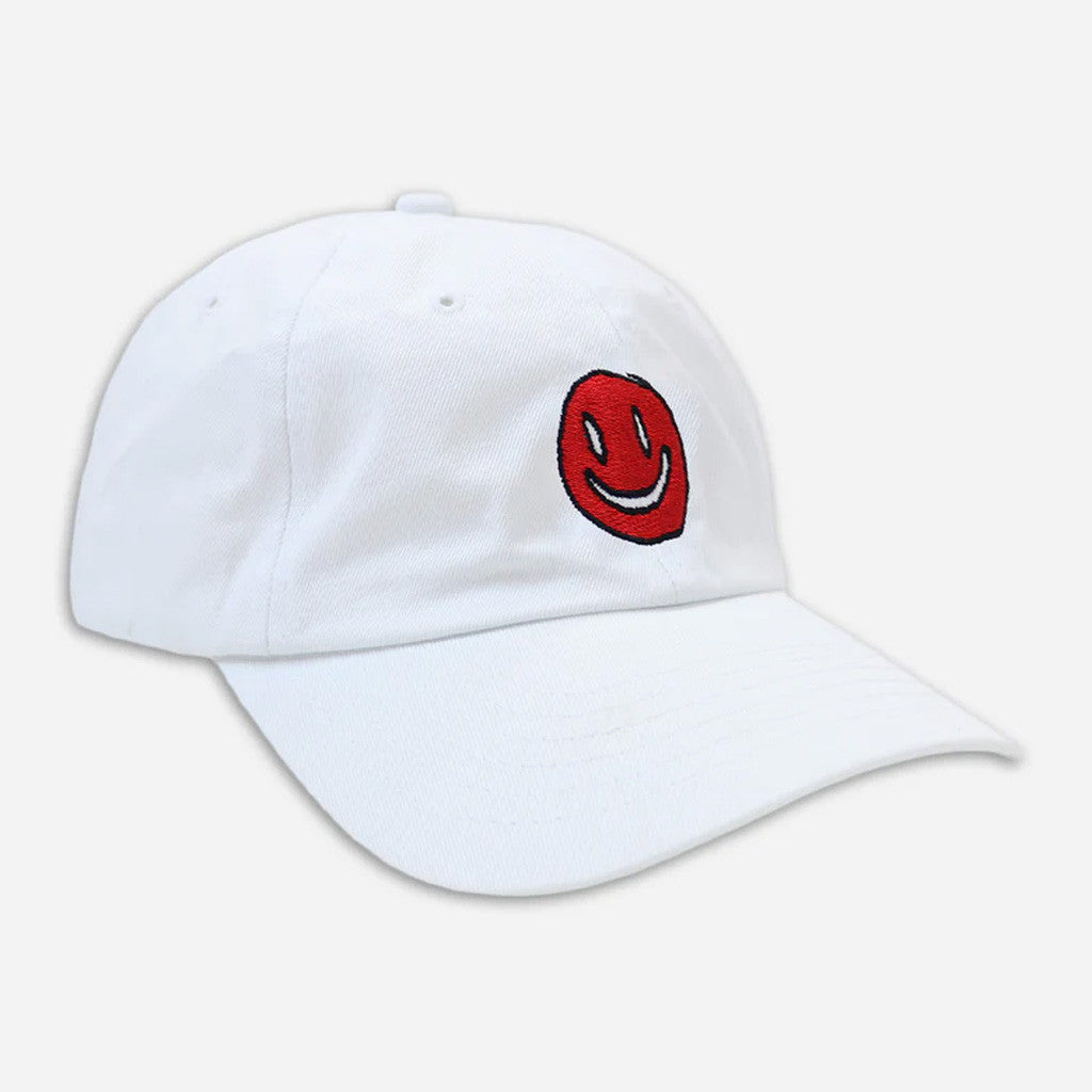 Mac Demarco Merch Smiley White Embroidered Hat Gifts For Her Mac Demarco Merch Smiley White Embroidered Hat Gifts For Her