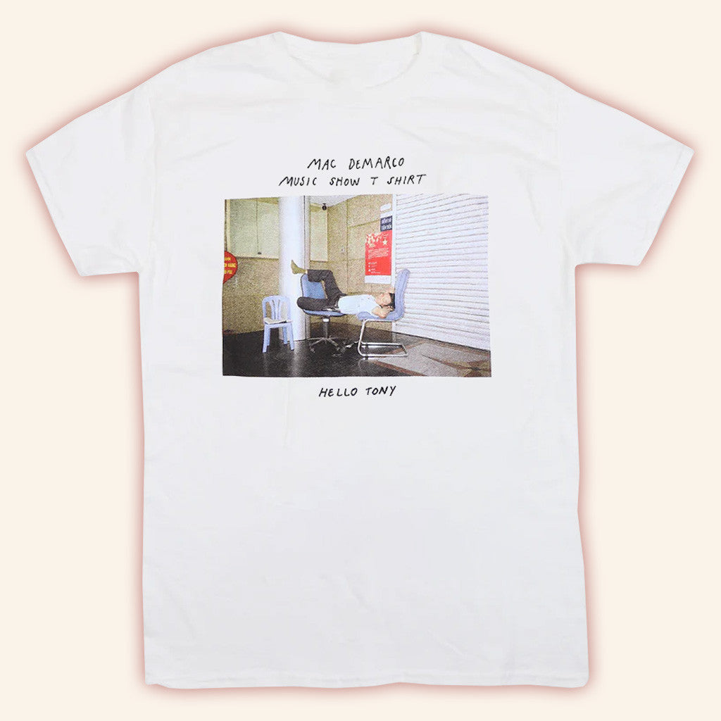 Mac Demarco Merch Tony White T-Shirt Gifts For Dudes Mac Demarco Merch Tony White T-Shirt Gifts For Dudes