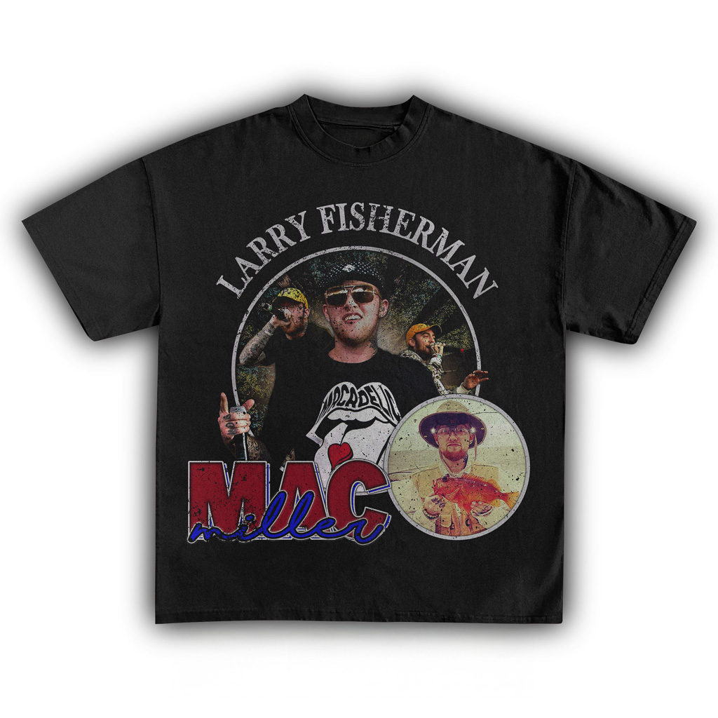 Mac Miller Larry Fisherman T-Shirt Mac Miller Merch Gifts For Music Lovers