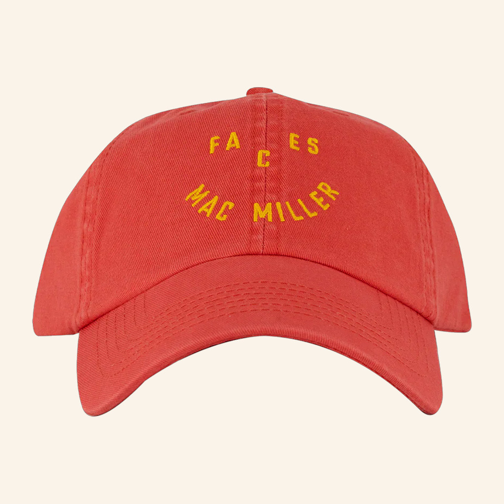 Mac Miller Merch Faces Smiley Embroidered Hat Unique Gift For Boyfriend Mac Miller Merch Faces Smiley Embroidered Hat Unique Gift For Boyfriend