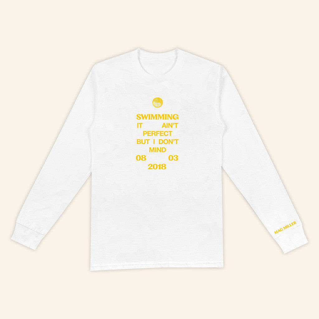 Mac Miller Merch It Ain't Perfect Long Sleeve T-Shirt Best Gifts For Friends
