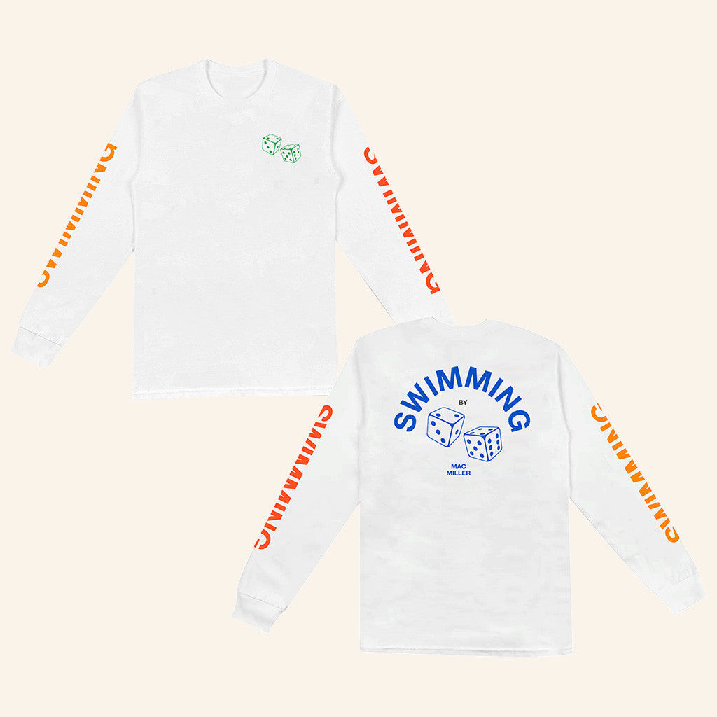 Mac Miller Merch Swimming Dice Long Sleeve Shirt Good Gifts For Boyfriend Mac Miller Merch Swimming Dice Long Sleeve Shirt Good Gifts For Boyfriend