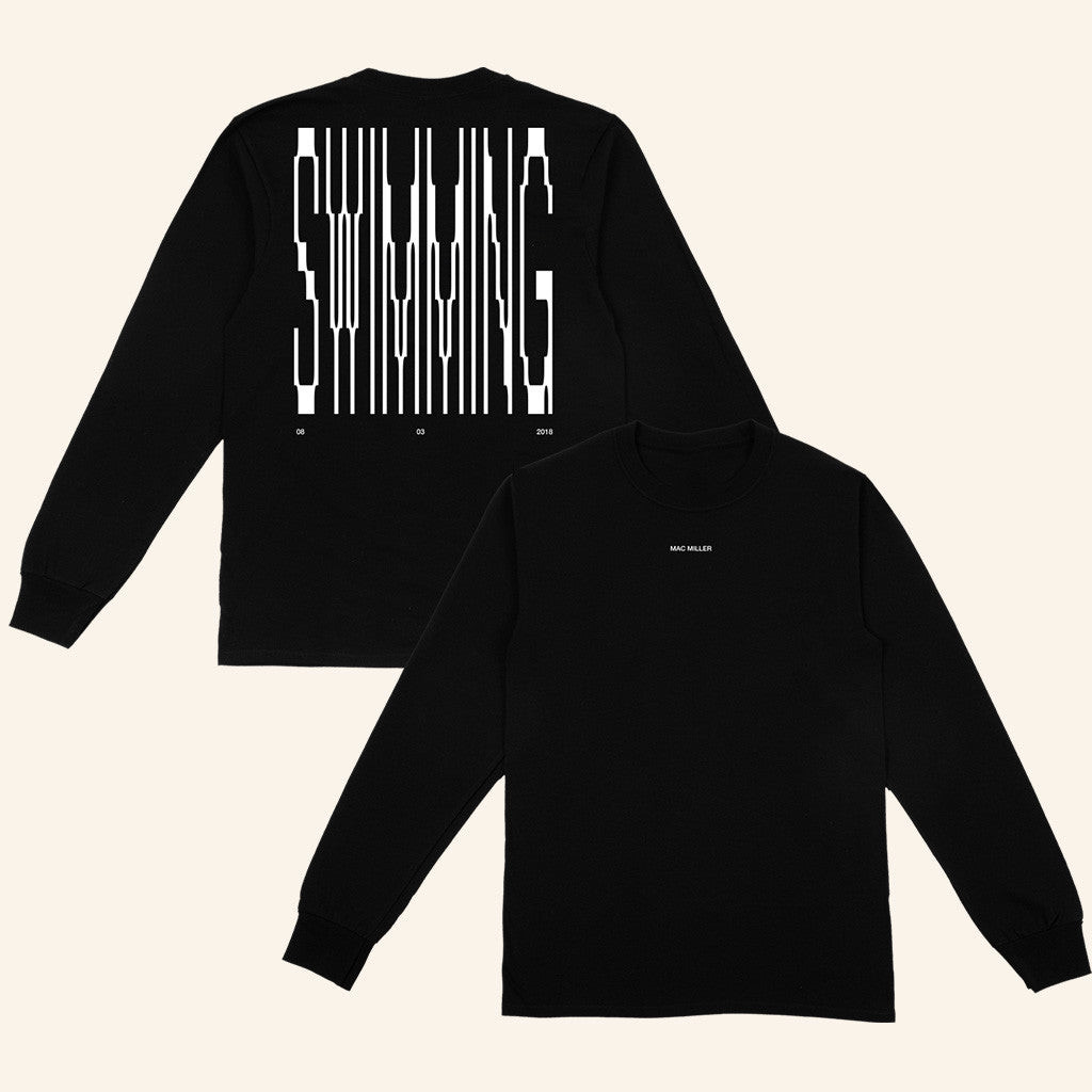 Mac Miller Merch Swimming Pixels Long Sleeve Shirt Good Gifts For Him Mac Miller Merch Swimming Pixels Long Sleeve Shirt Good Gifts For Him