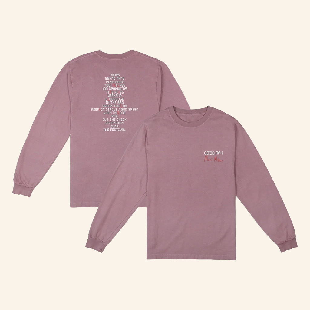 Mac Miller Merch Tracklist Long Sleeve T-Shirt Christmas Gift Ideas For Him Mac Miller Merch Tracklist Long Sleeve T-Shirt Christmas Gift Ideas For Him